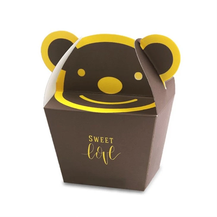 Bear Square Folding Gift Box
