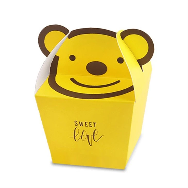 Bear Square Folding Gift Box