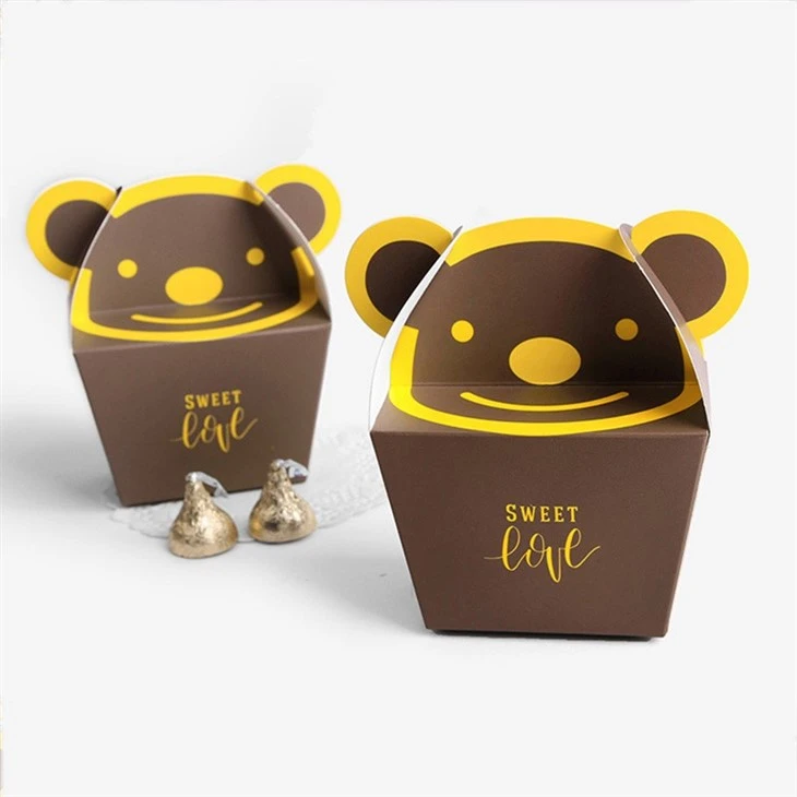 Bear Square Folding Gift Box