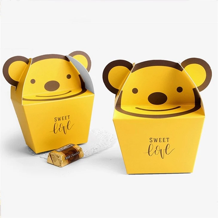 Bear Square Folding Gift Box