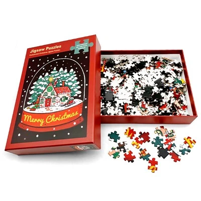 Kerstpapier leuke puzzels